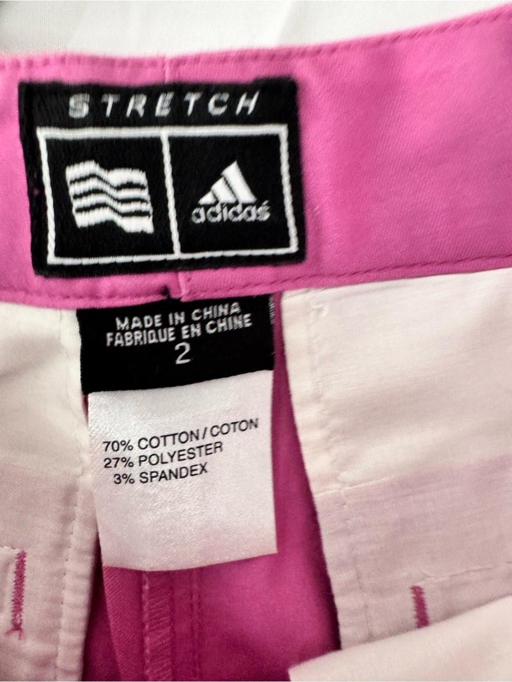 adidas Bright Fuchsia Pink Athletic Pants - Picture 7 of 9